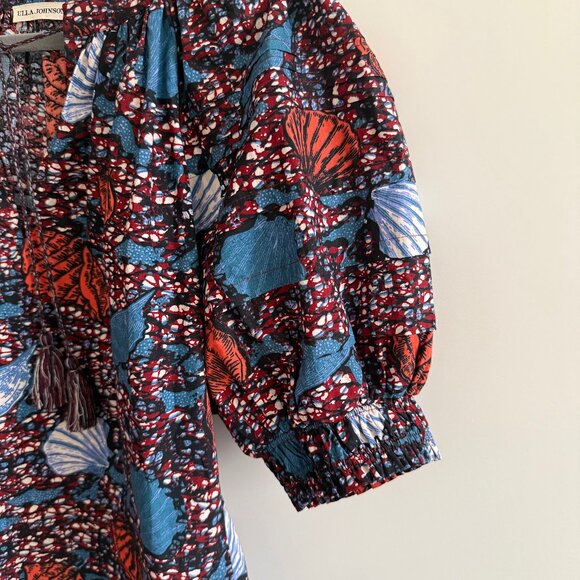 Ulla Johnson Women's Multicolor Printed Top 6 **Matching Skirt Available** - Picture 2 of 3